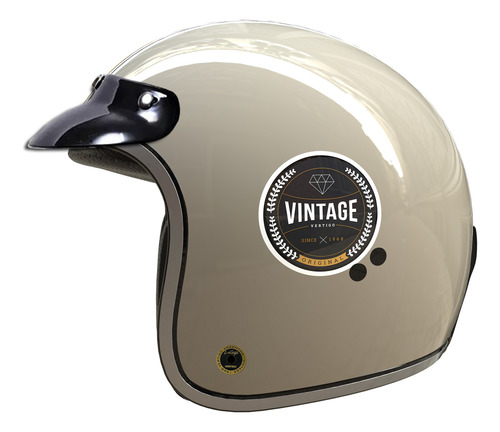 Casco Moto Abierto Vertigo Vintage Soul. Gravedad X