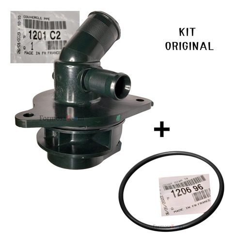 Kit Tampa Da Flange E Anel Peugeot 206 1.4 8v Todos Modelos