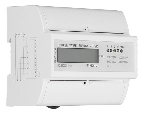 Medidor De Energía Trifásico De 4 Hilos, Medidor De Electric