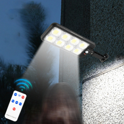 A A Luces Solares De Estacionamiento En La Calle, Sensor De