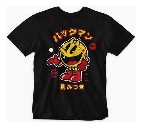 Camiseta Retro Arcade Pac Man Videojuego 1