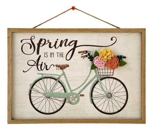 Homirable Decoracin De Pared De Primavera Para Bicicleta, Le