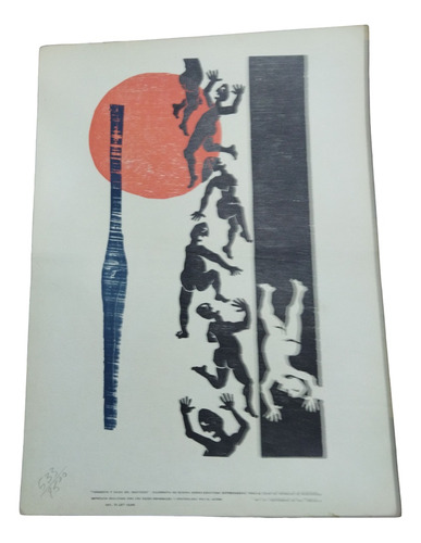 1968 Arte Xilografia Susana Donas Club De Grabado Montevideo (Usado)