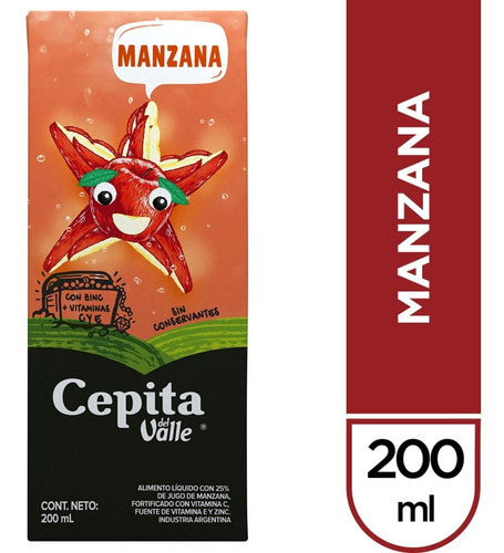 Jugo Cepita 200ml Pack X 24u