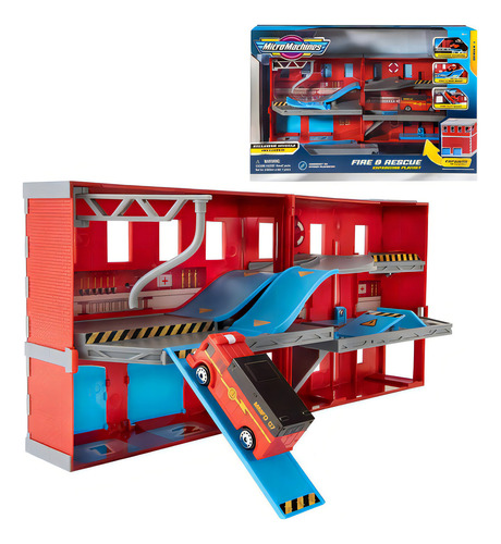 Estación De Bomberos Fire & Rescue Micro Machines (Usado)