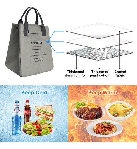 Bolsa Térmica Para Almuerzo Con Calentador De Comida Para Pí