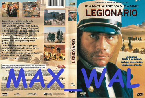 Legionario Dvd Jean-claude Van Damme Dvd Original Max_wal