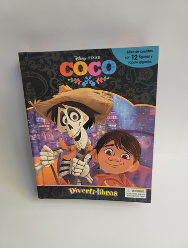 Muñecos Coco Disney + Libro Con Tapete (Usado)