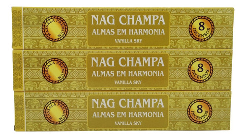 Incenso Massala Nag Champa Shakunthala Escolha Seu Aroma 3un