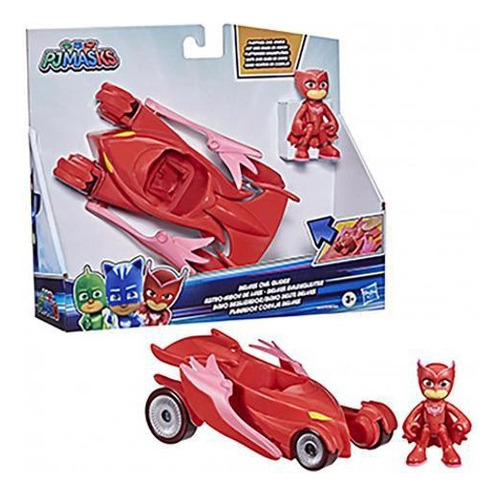 Veículo E Mini Boneco Pj Masks Planador Coruja Deluxe F2109