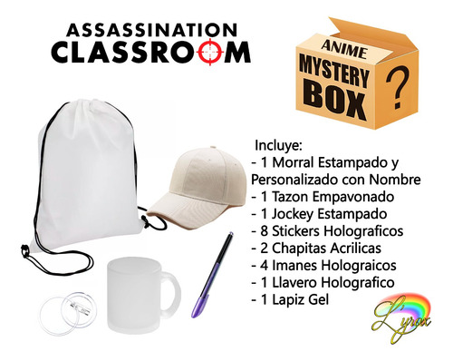Assassination Classroom Mystery Box Tazon Jockey Chapita 