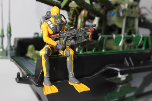 G.i.joe Figuras Y Vehículos Compatibles Bote D Asalto Custom (Usado)
