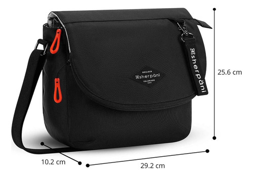 Bolsa Cruzada Milli Raven Sherpani.