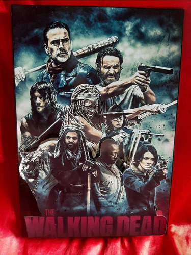 Cuadros De Madera Grandes 3d The Walking Dead 13