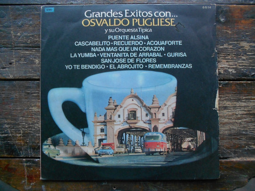 Grandes Exitos Con Osvaldo Pugliese Lp Vinilo 8 Puntos