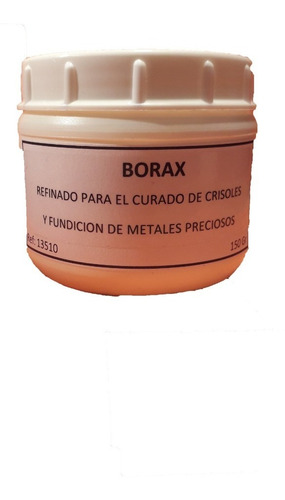 Borax Para Curar Crisoles Envase Por 150 Gr.