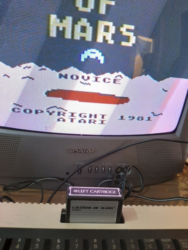 Video Juego Caverns Of Mars De Computadoras Atari Xe,600. (Usado)