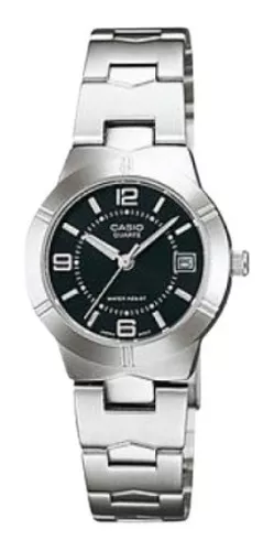 Reloj Mujer Casio Slim Ltp-vt01g-1b Local Barrio Belgrano Color de