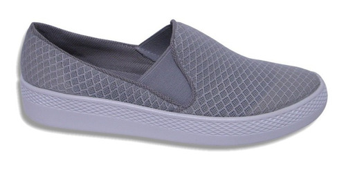 Zapato Confort Resorte Tenis Slip On Acojinado Plataforma