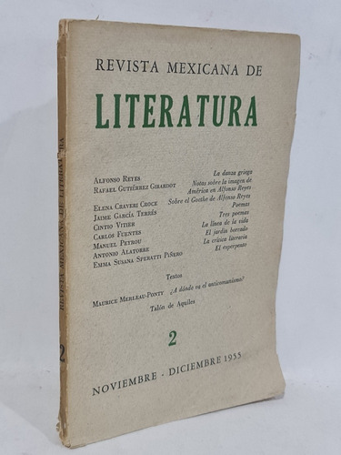 Revista Mexicana De Literatura 2 Dic 1955