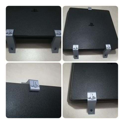 Imagen 8 de 9 de Soporte De Pared O Muro Playstation 4 Slim, Diseño 3d
