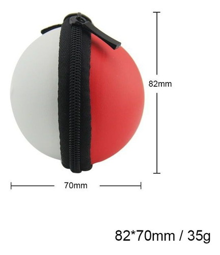 Capa Transporte Estojo Compatível Nintendo Switch Poke Bola Cor Vermelho