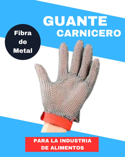 Guante Carnicero  Anti-corte De Metal