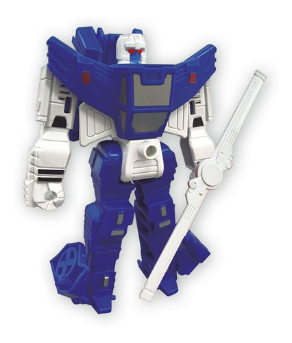Robot-copter Con Accesorio Ditoys Convertibles Azul Personaje Robot