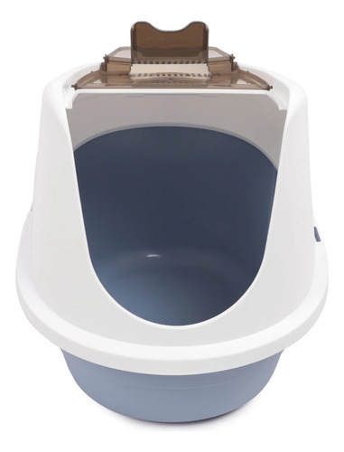 Litera Ecológica P/gatos Bandeja Sanitaria - M-pets Eco Tima Color Azul Y Blanco