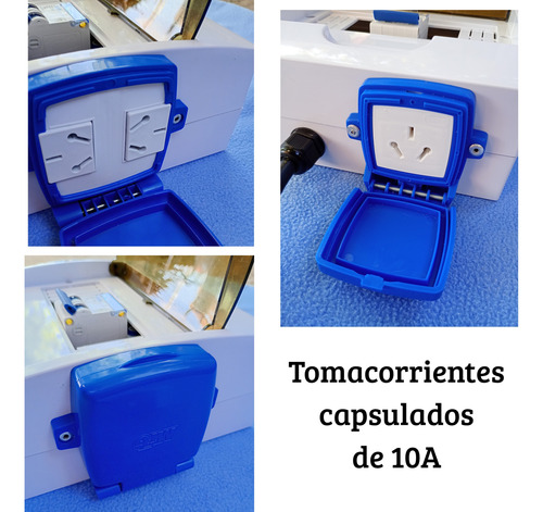 Tablero Eléctrico Portátil Obra 5 Tomas De 10a 220v