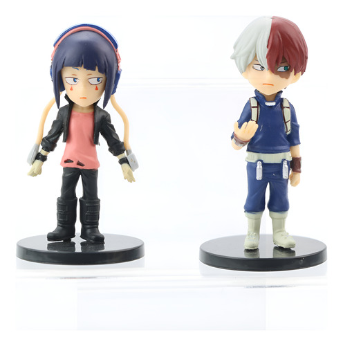 2 Miniaturas Bonecos Kyoka Jiro E Shoto Todoroki