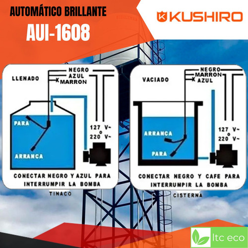 Imagen 4 de 10 de Automatico Flotante Para Tanque De Agua O Cisterna Kushiro