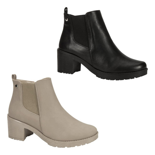 Kit Bota Botin Plataforma Tacon Vestir Mujer Vi Line 1010724