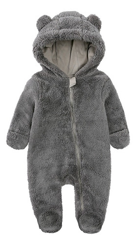 Mono De Pijama De Invierno Con Cremallera De Forro Polar Par