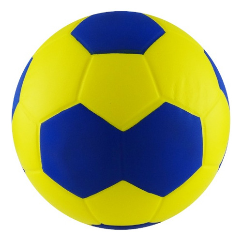 Balon Esponja Pu.handball 6  Amarillo/azul