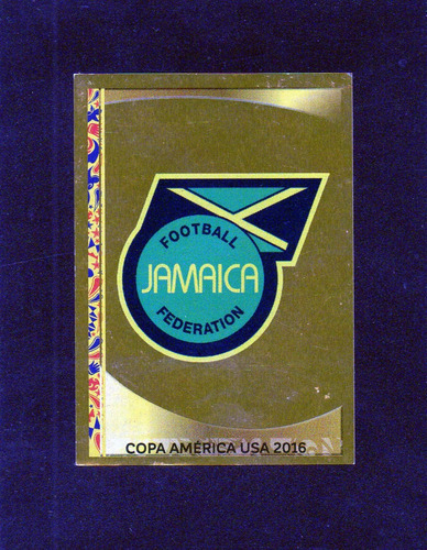 Copa America 2016. Figurita N° 254 Escudo De Jamaica. Mira!!