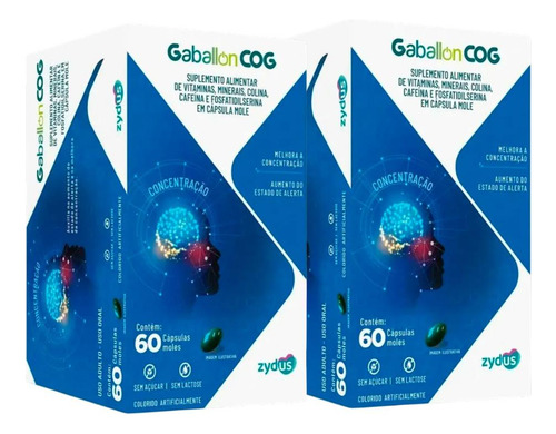 Suplemento En Cápsulas Moles Zydus Suplemento Alimentar Minerais/vitaminas 2 Kits De 60 Un
