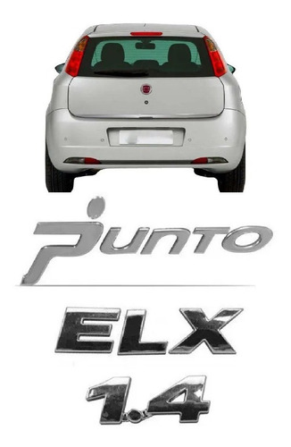 Kit Emblema Nomes Punto + Elx + 1.4