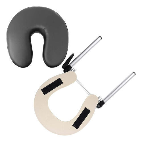 Cuna Facial Soporte De Reposacabezas Para Cama De Masaje Spa