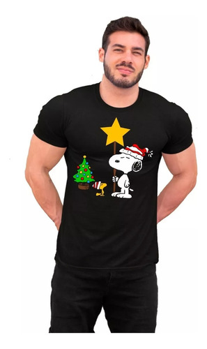 Playera Navidad Snoo Navideño Santa Regal T-shirt Hombre M18