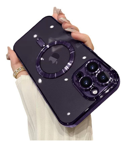 Funda Magnética Para iPhone Con Protección De Lente