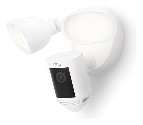 Ring Floodlight Cam Wired Pro Con Vista De Pájaro Y Detecc.