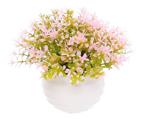 Imagem 4 de 5 de Kit Com 4 Vasos De Flores Artificiais Decorativas 10 Cm