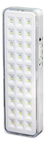 Luz Lampara De Emergencia 30 Leds Recargable Usb Para Colgar Color Blanco