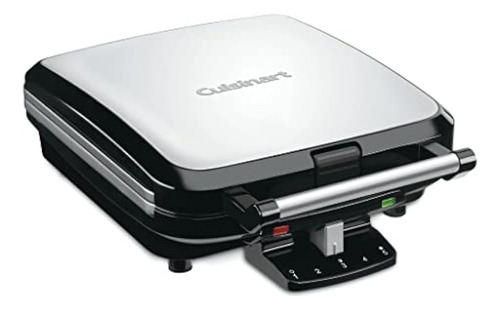 Cuisinart Waf-150 Máquina De Gofres Belga De 4 Rebanadas, 1 