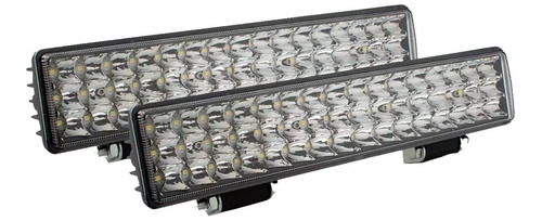 Par Barras 48 Hiper Leds 30cm Estrobo 144w 4x4 Blanca N90