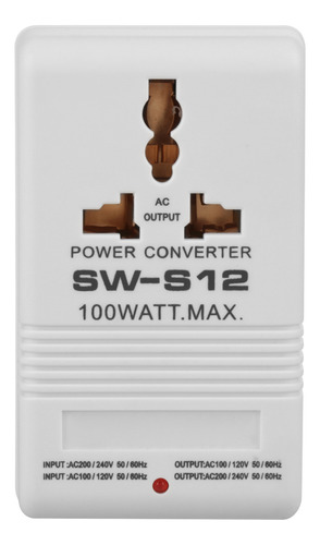 Convertidor Voltaje Descendente 100w 110v/120v A 220v/240v