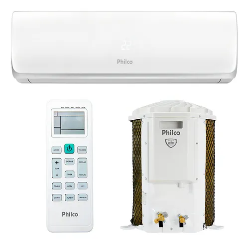Ar Condicionado Split Philco Hi Wall 9.000 BTU/h Quente e Frio Mo...