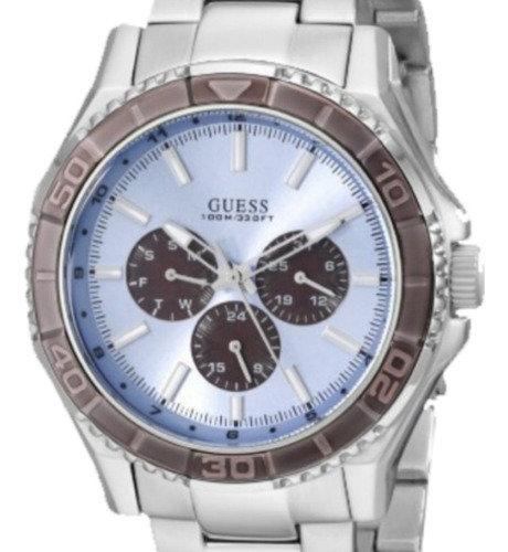 Relógio Masculino Guess 92564g0gsna1 Prateado Original Nfe