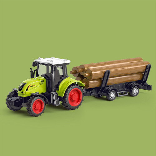 Tractor De Juguete J Farmer, Impulsado Por Fricción, Educati